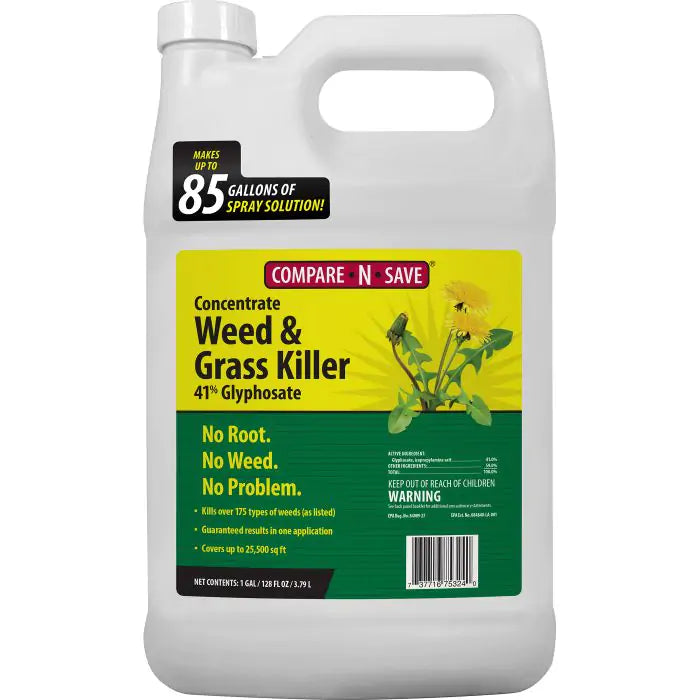 compare-n-save 64 oz weed killer for lawns concentrate liquid herbicide Compare 'N' Save Grass and Weed Killer