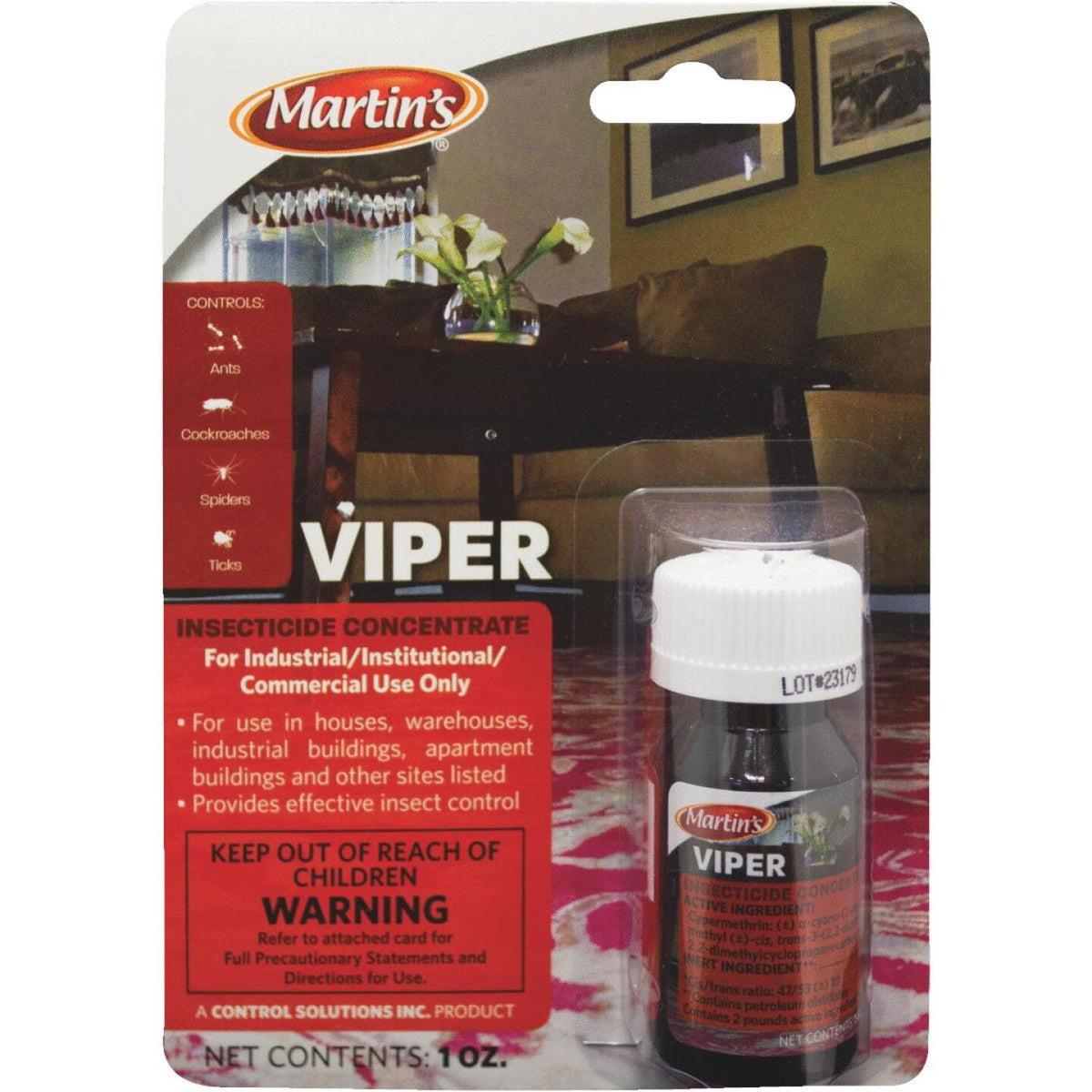 viper herbicide label Martin's Viper 1 Oz. Concentrate Insect Killer