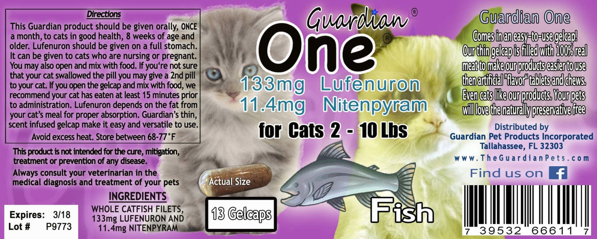 Guardian Natural Flea Treatment For Pregnant Cats Guardian One