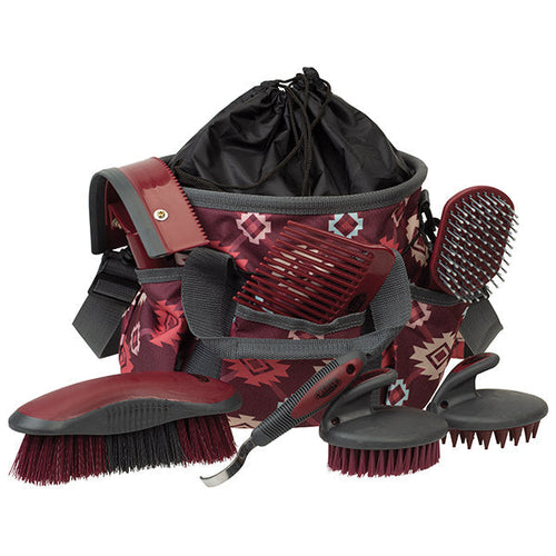 Weaver Equine Grooming Kit (Plaid Aztec)