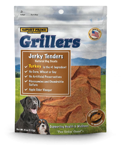 Savory Prime Grillers Turkey Tenders Dog Treat